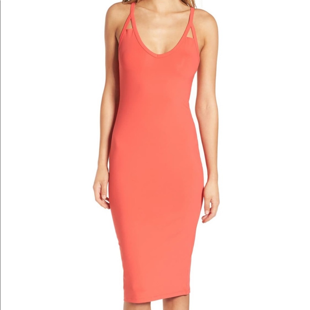 LEITH Cutout Body-con Dress